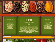 Tablet Screenshot of kfkseasonings.com